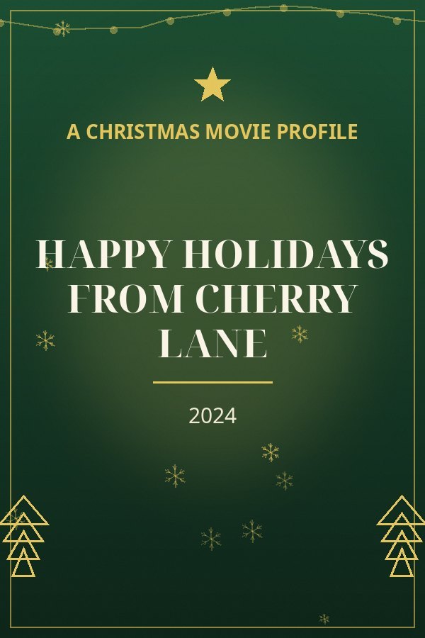 Happy Holidays from Cherry Lane — designed title card art