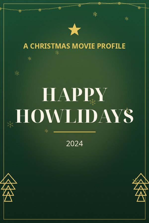 Happy Howlidays — designed title card art
