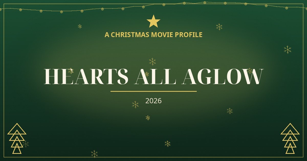Hearts All Aglow — original designed title card art