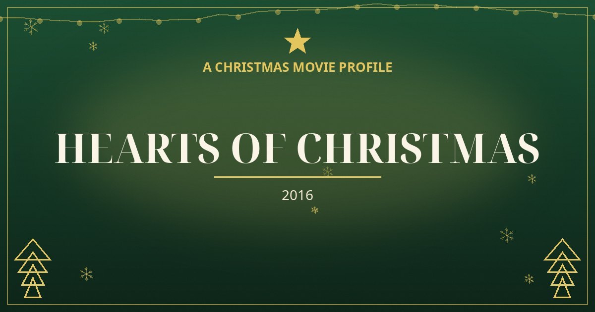 Hearts of Christmas — original designed title card art