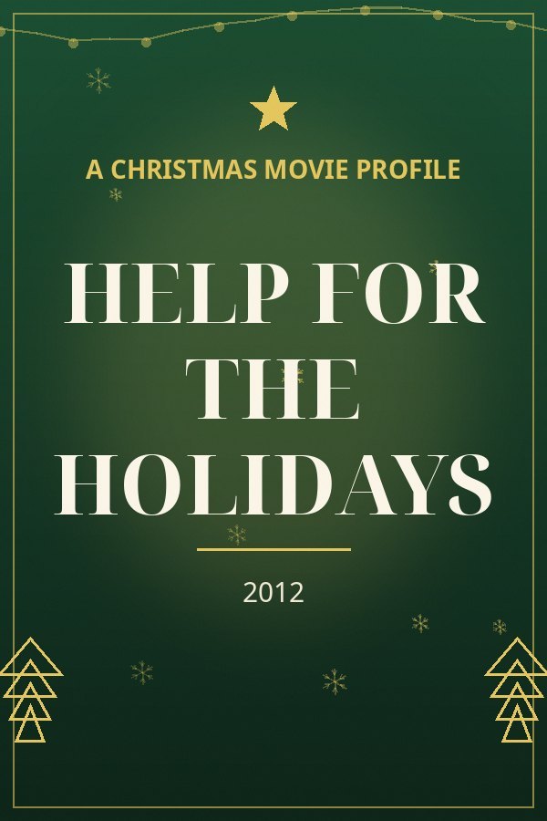 Help for the Holidays — designed title card art