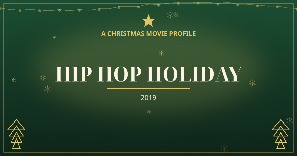 Hip Hop Holiday — original designed title card art