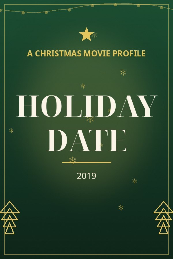 Holiday Date — designed title card art