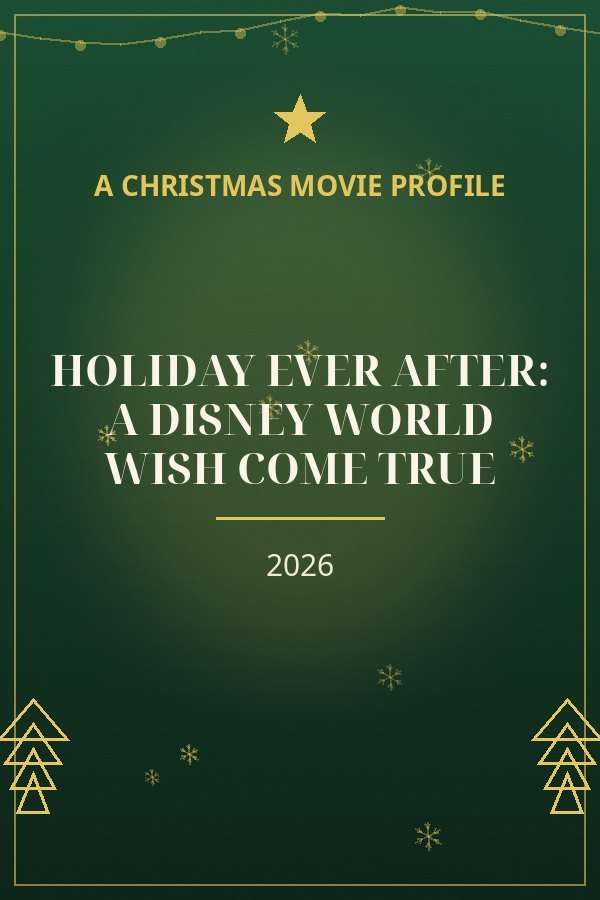 Holiday Ever After: A Disney World Wish Come True — designed title card art