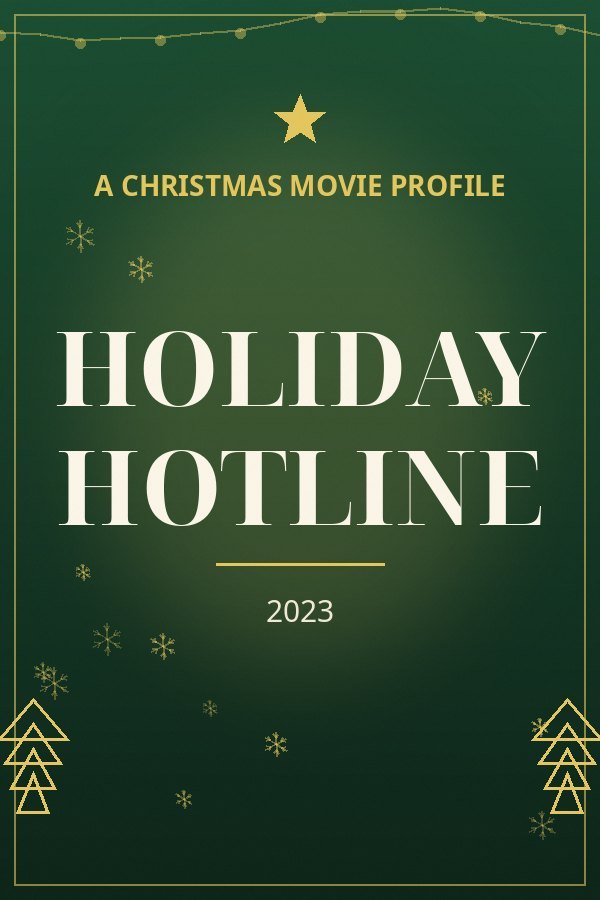 Holiday Hotline — designed title card art
