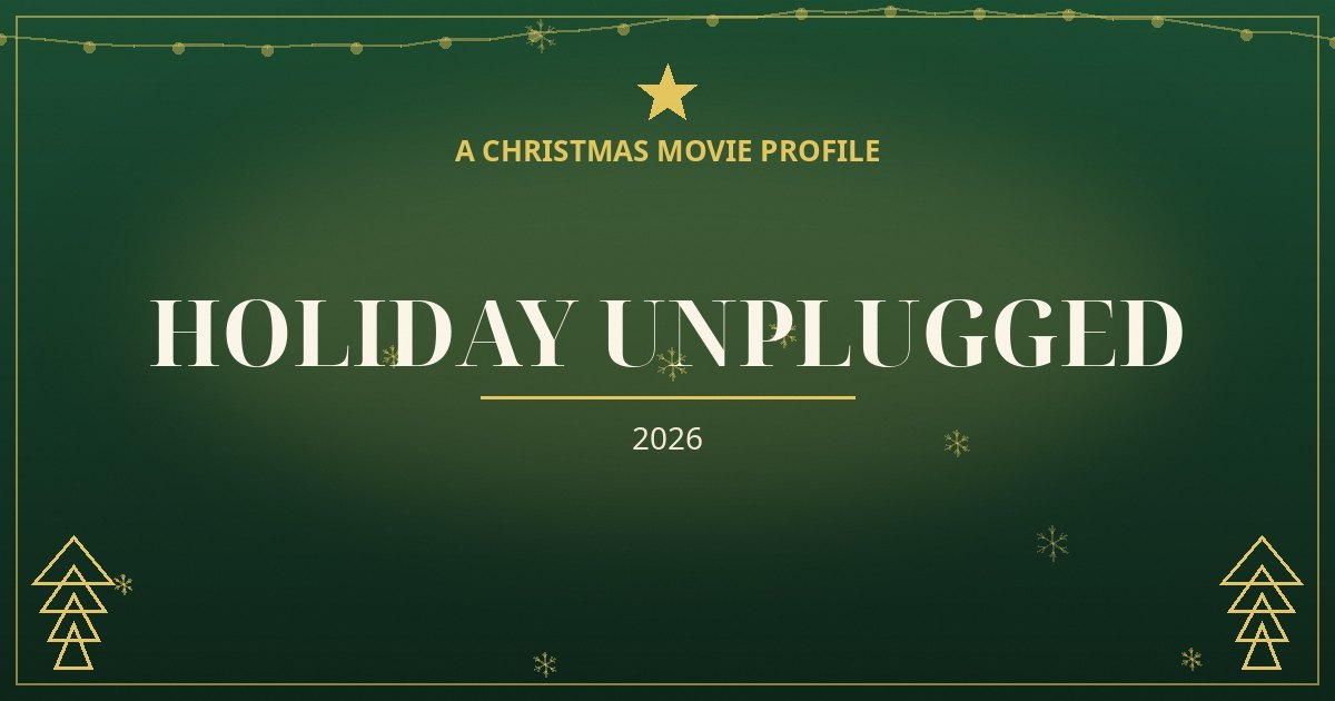 Holiday Unplugged — original designed title card art