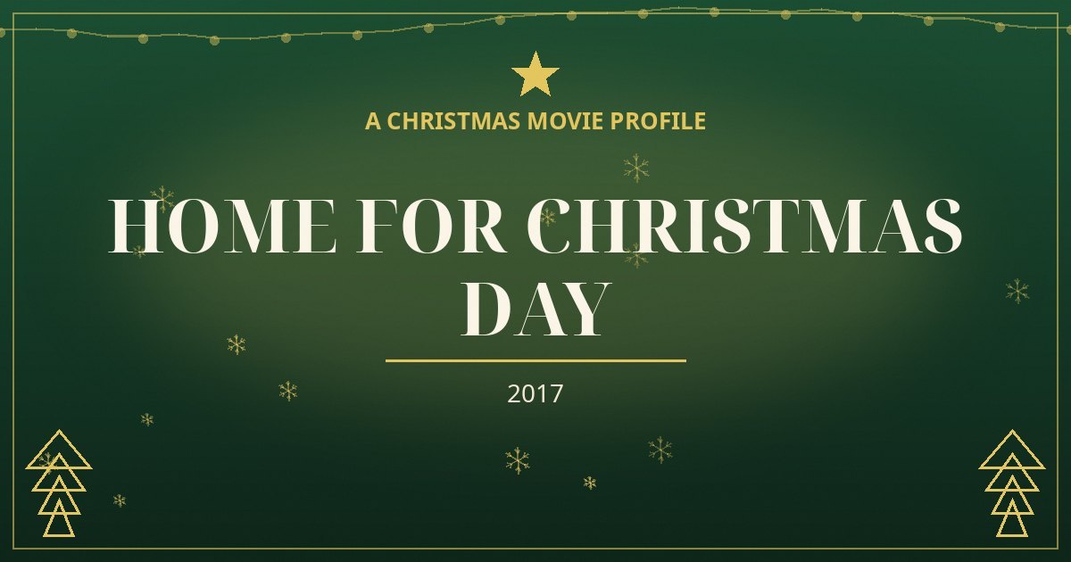 Home for Christmas Day — original designed title card art