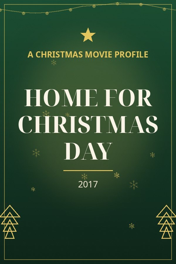 Home for Christmas Day — designed title card art