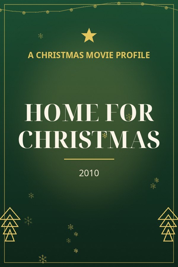 Home for Christmas — designed title card art