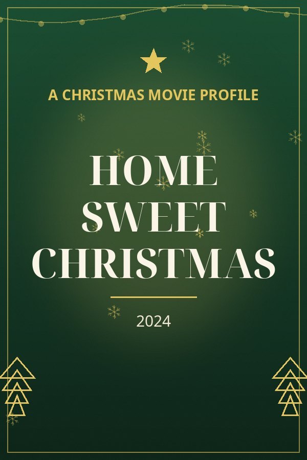 Home Sweet Christmas — designed title card art