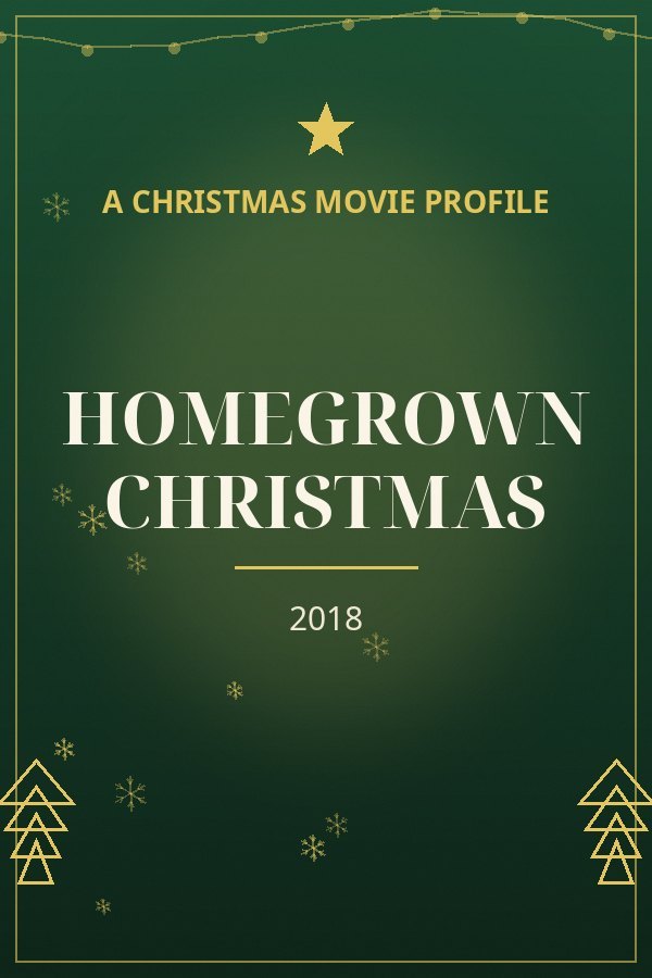 Homegrown Christmas — designed title card art