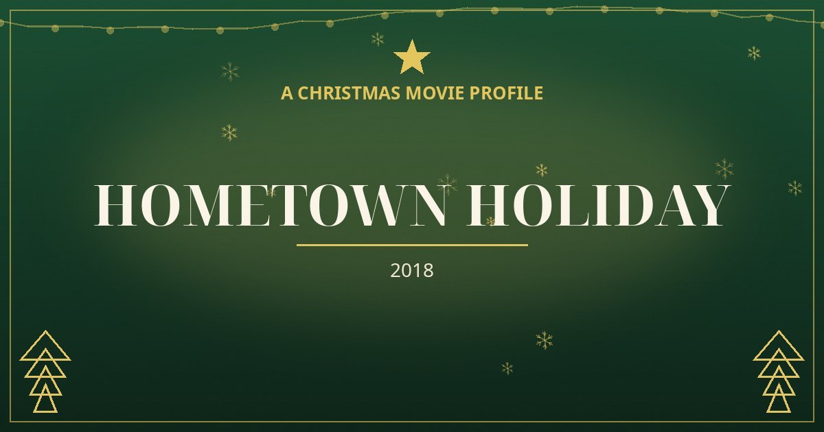 Hometown Holiday — original designed title card art
