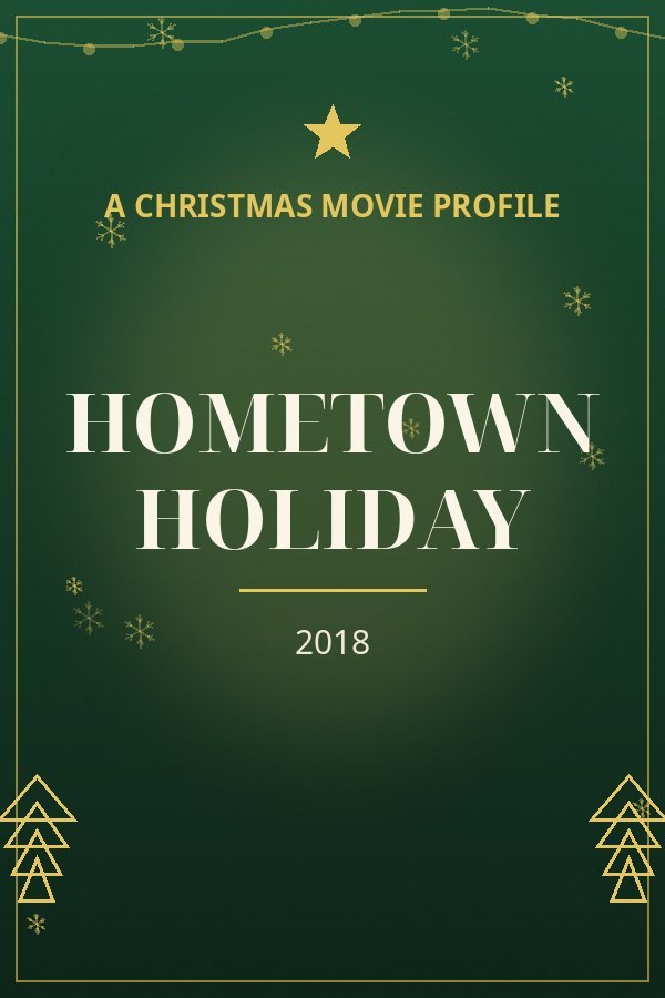 Hometown Holiday — designed title card art