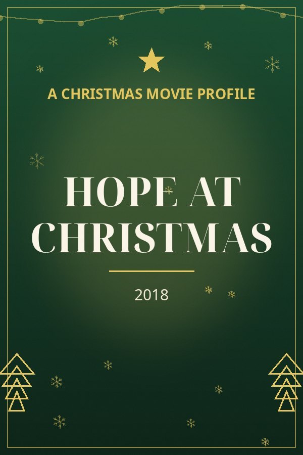 Hope at Christmas — designed title card art