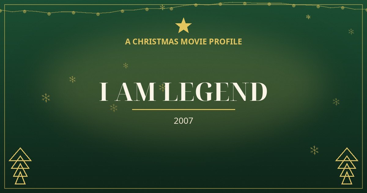 I Am Legend — original designed title card art