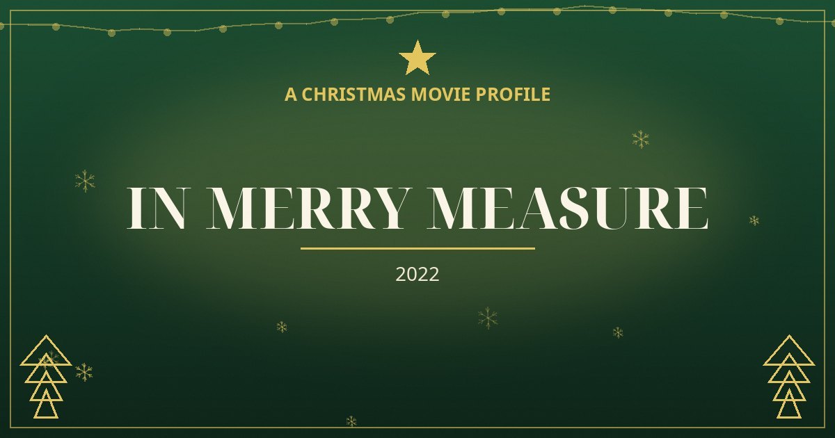 In Merry Measure — original designed title card art