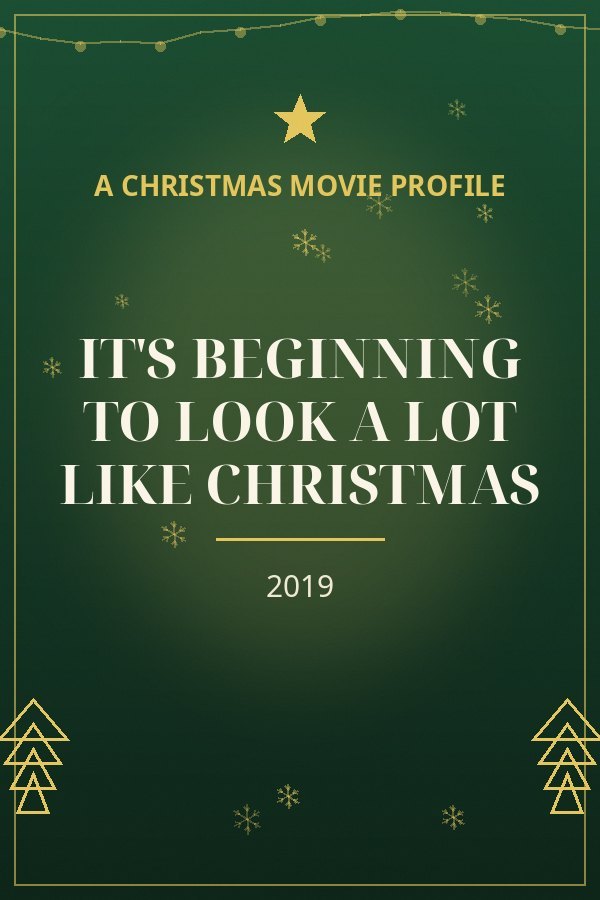 It's Beginning to Look a Lot Like Christmas — designed title card art