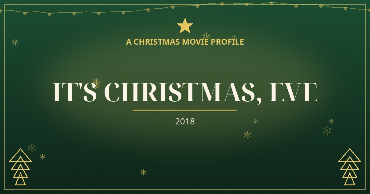 It's Christmas, Eve — original designed title card art