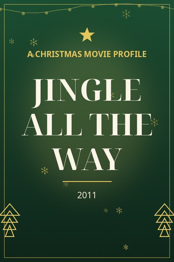 Jingle All the Way — designed title card art