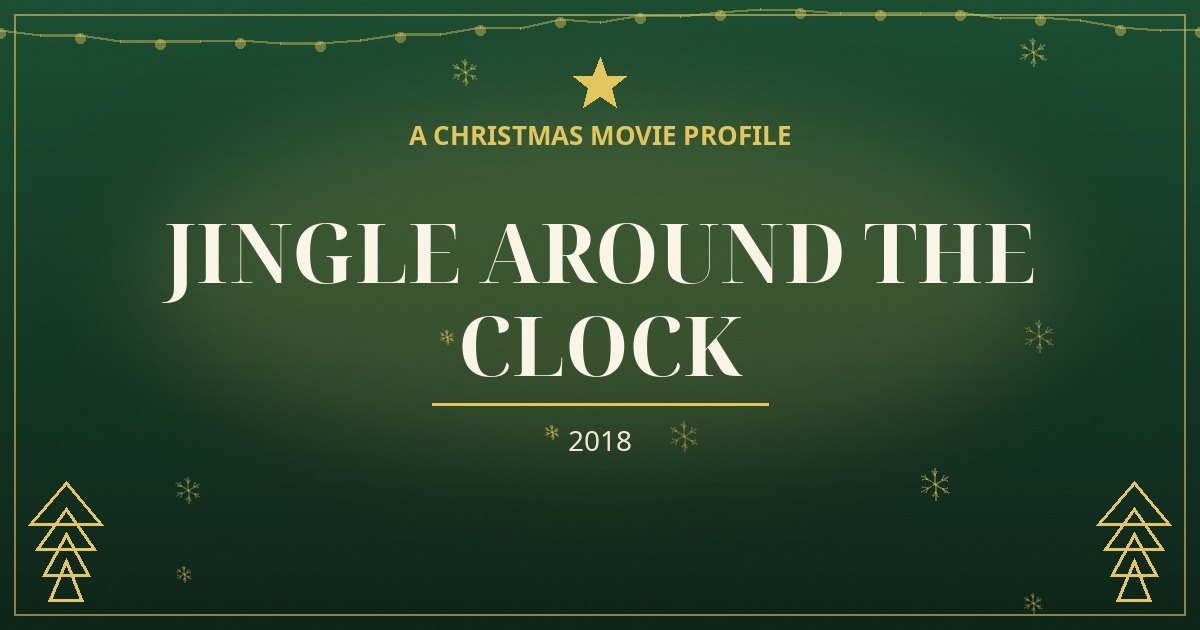 Jingle Around the Clock — original designed title card art