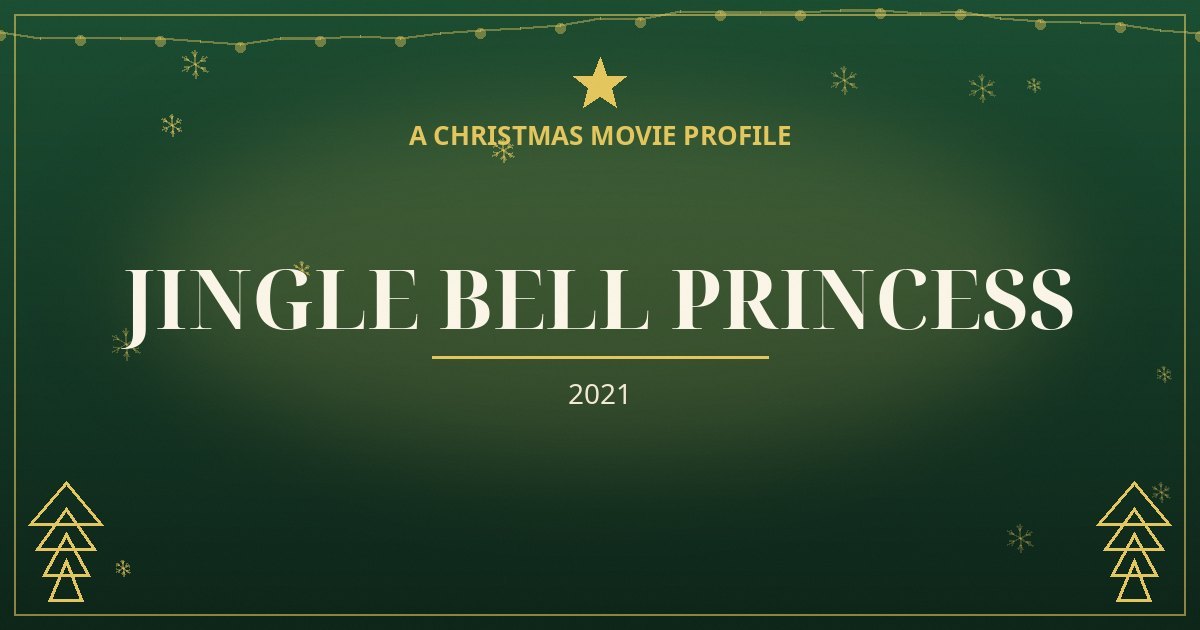 Jingle Bell Princess — original designed title card art
