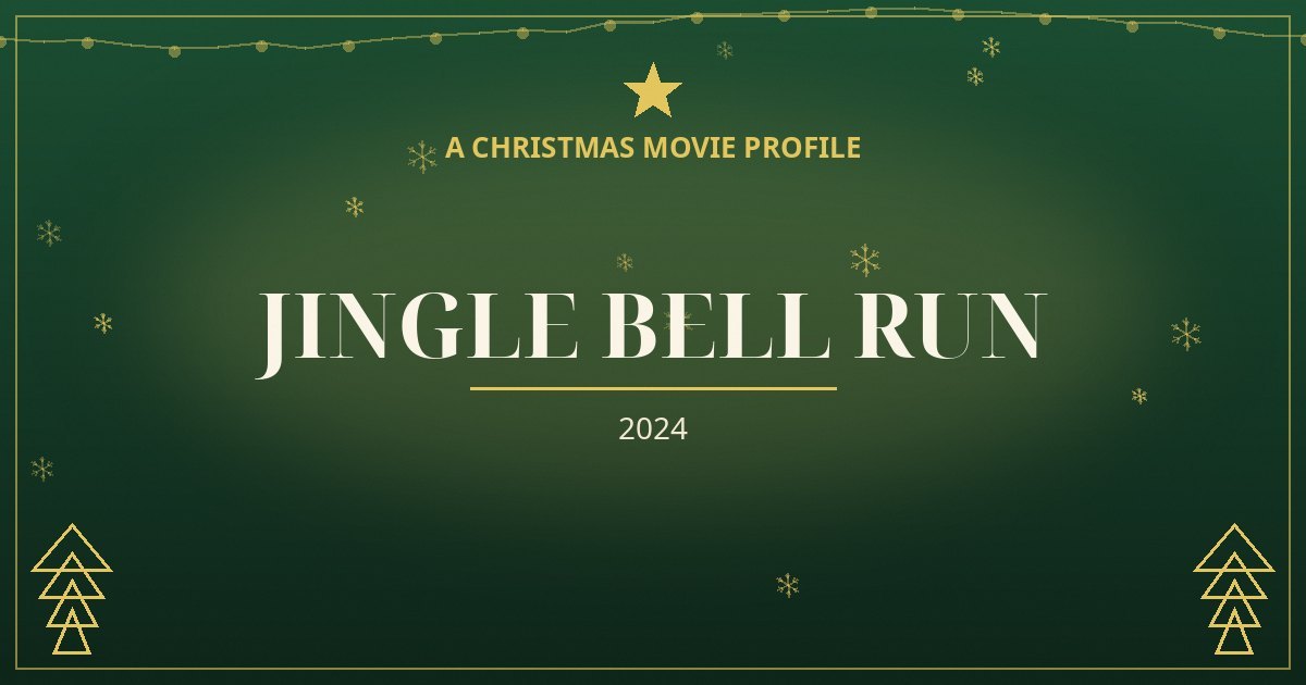 Jingle Bell Run — original designed title card art