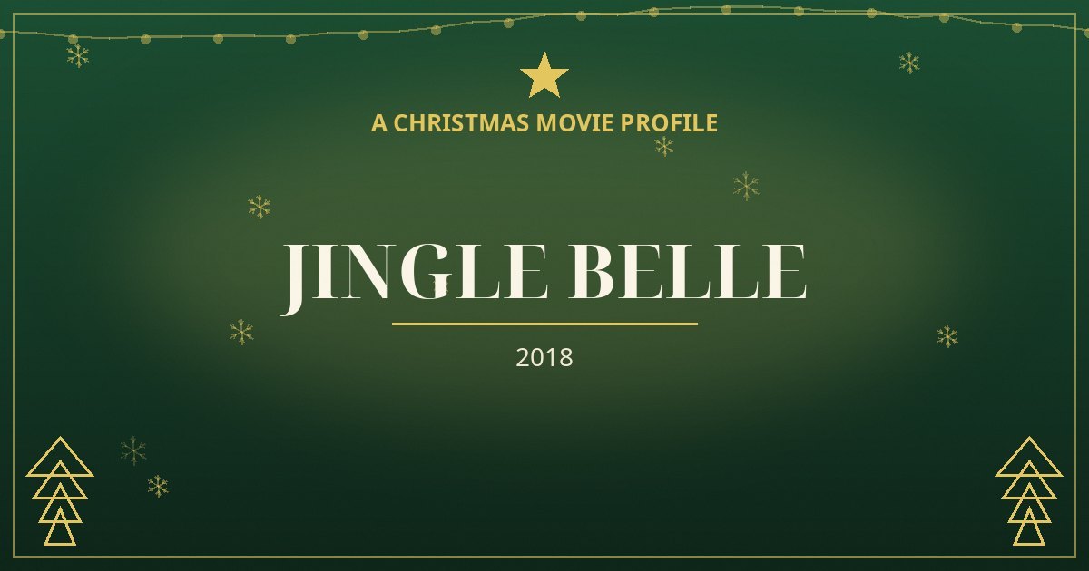 Jingle Belle — original designed title card art