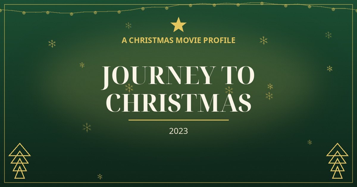 Journey to Christmas — original designed title card art