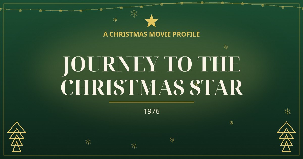 Journey to the Christmas Star — original designed title card art