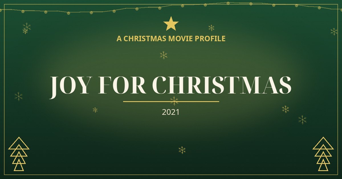 Joy for Christmas — original designed title card art