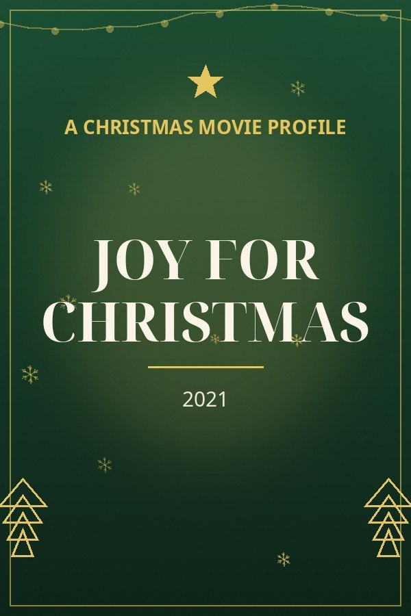 Joy for Christmas — designed title card art