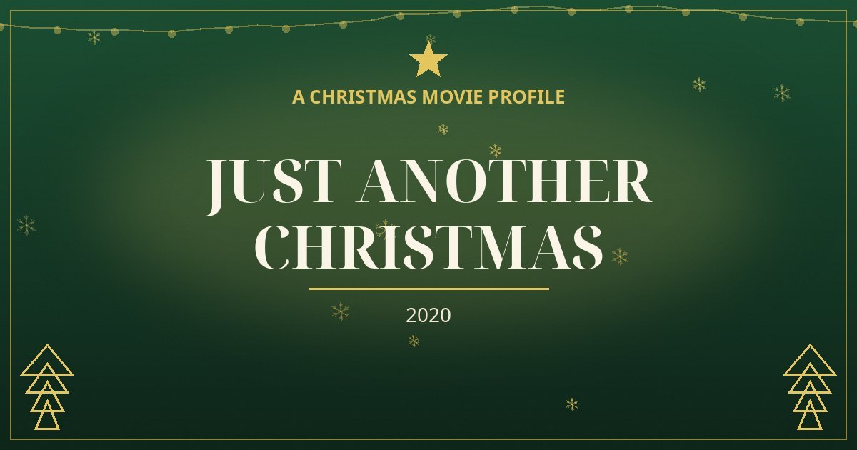 Just Another Christmas — original designed title card art