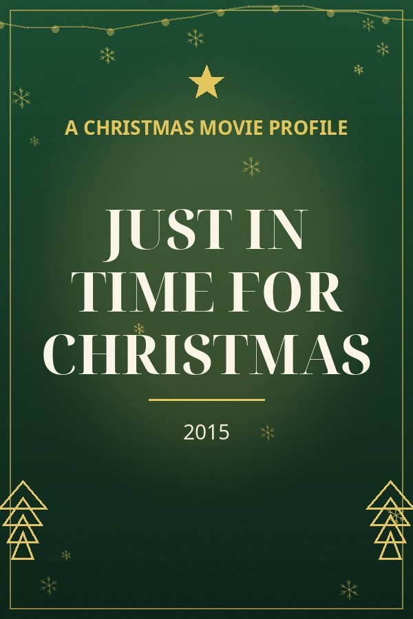 Just in Time for Christmas — designed title card art