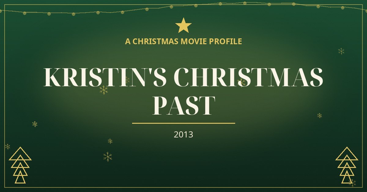 Kristin's Christmas Past — original designed title card art