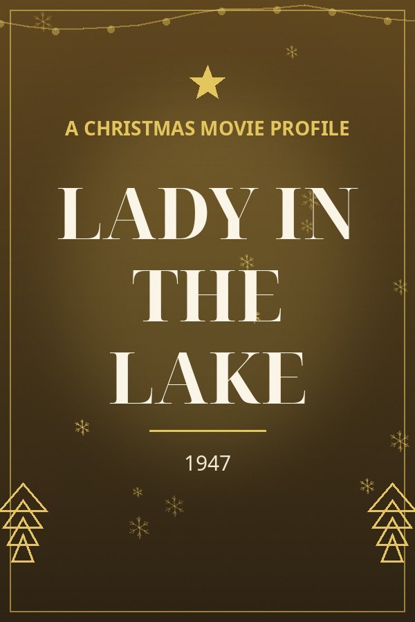 Lady in the Lake — designed title card art