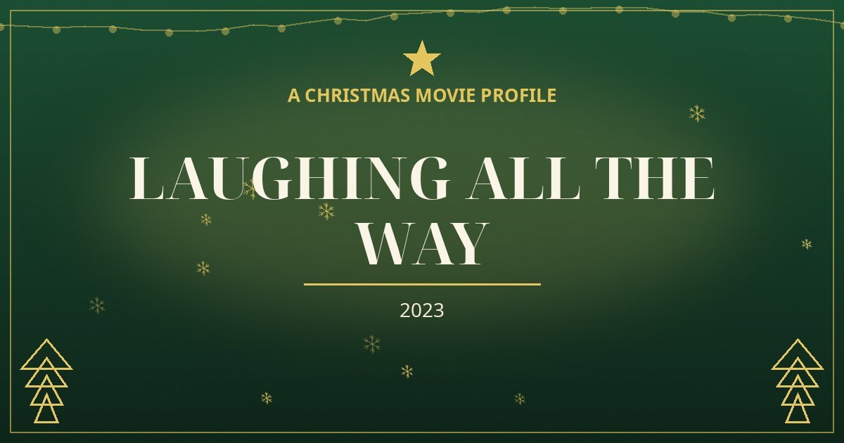 Laughing All the Way — original designed title card art