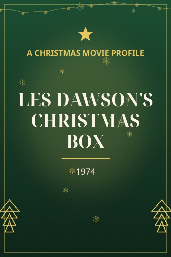 Les Dawson's Christmas Box — designed title card art