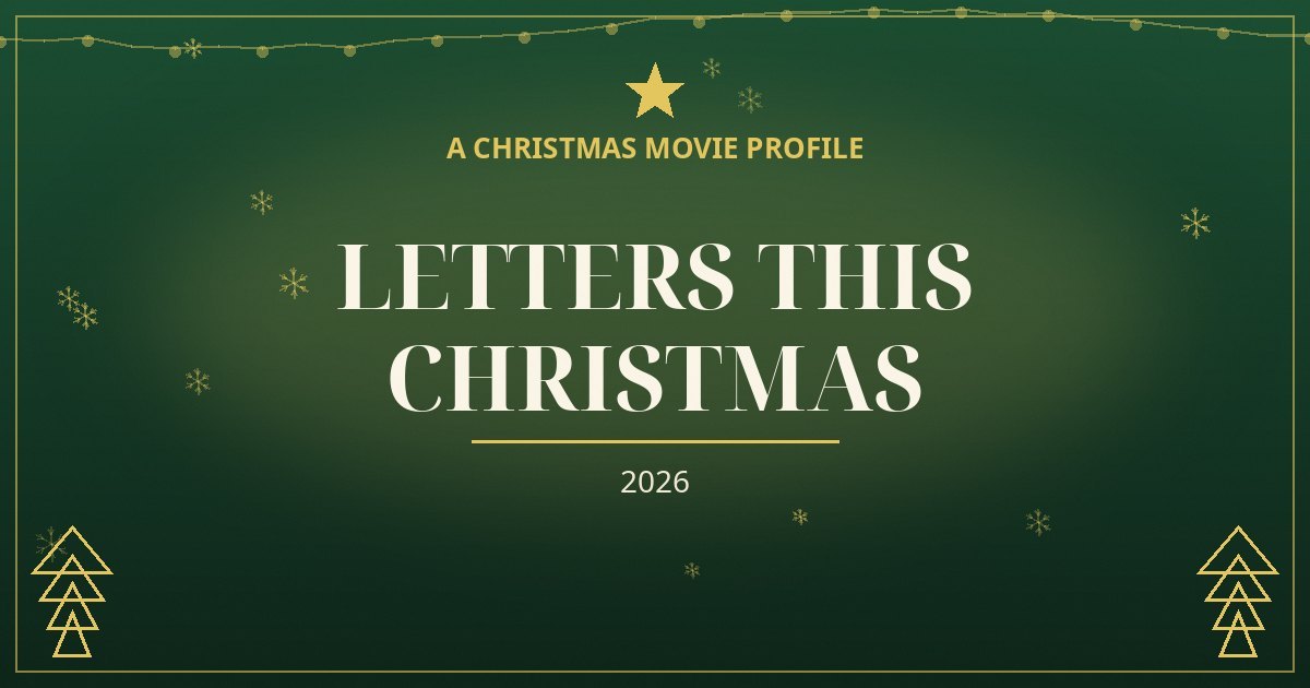 Letters This Christmas — original designed title card art