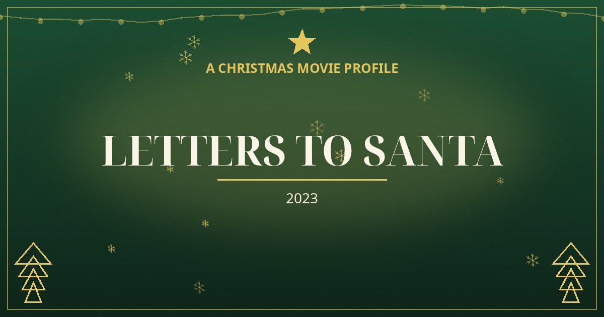 Letters to Santa — original designed title card art