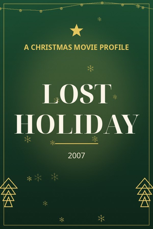 Lost Holiday — designed title card art