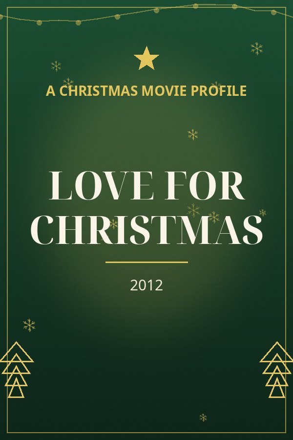 Love for Christmas — designed title card art