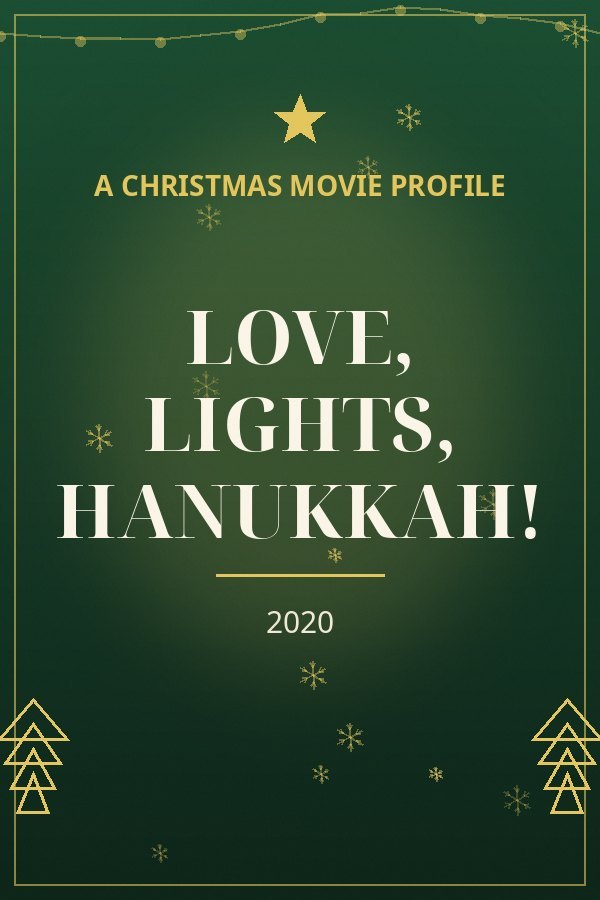 Love, Lights, Hanukkah! — designed title card art