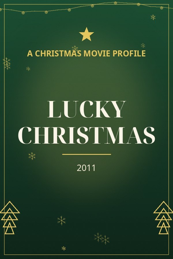 Lucky Christmas — designed title card art