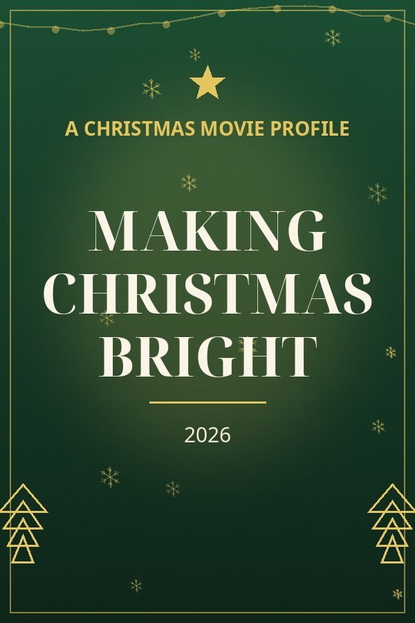 Making Christmas Bright — designed title card art