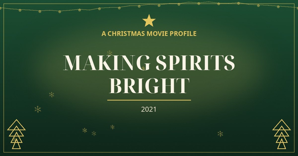 Making Spirits Bright — original designed title card art