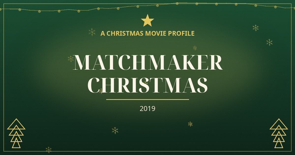 Matchmaker Christmas — original designed title card art