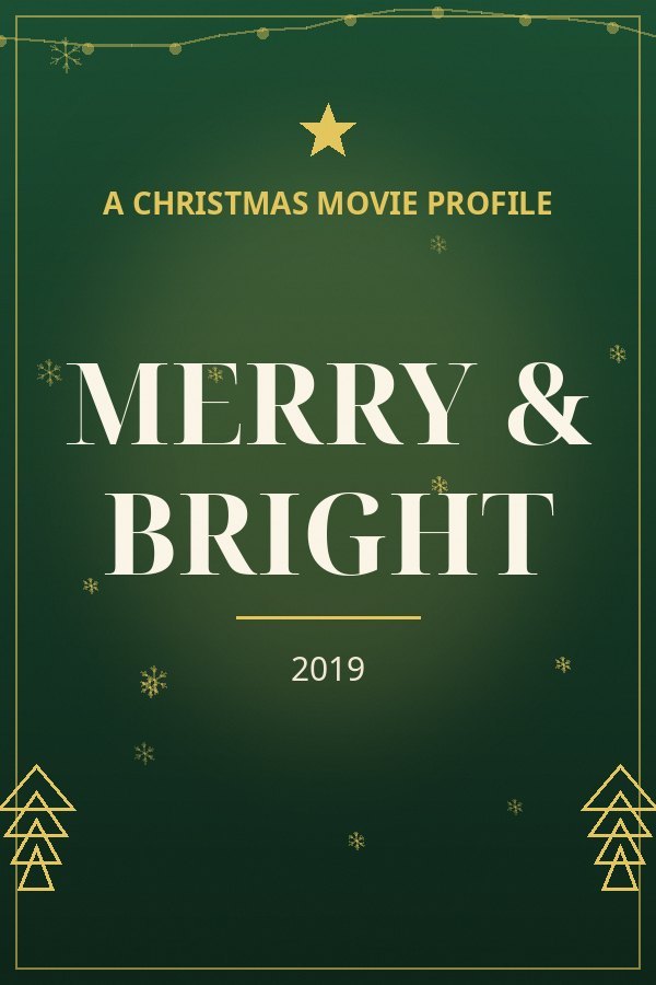 Merry & Bright — designed title card art