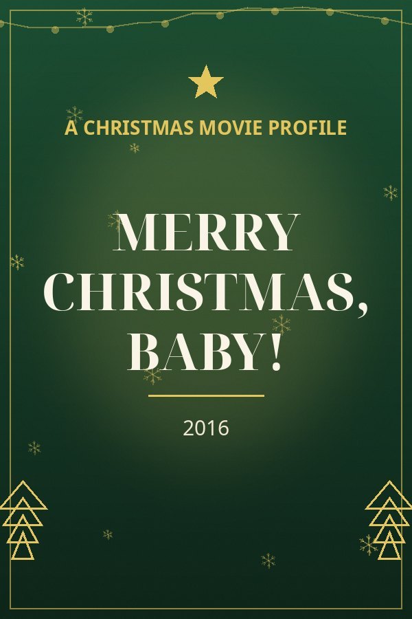 Merry Christmas, Baby! — designed title card art