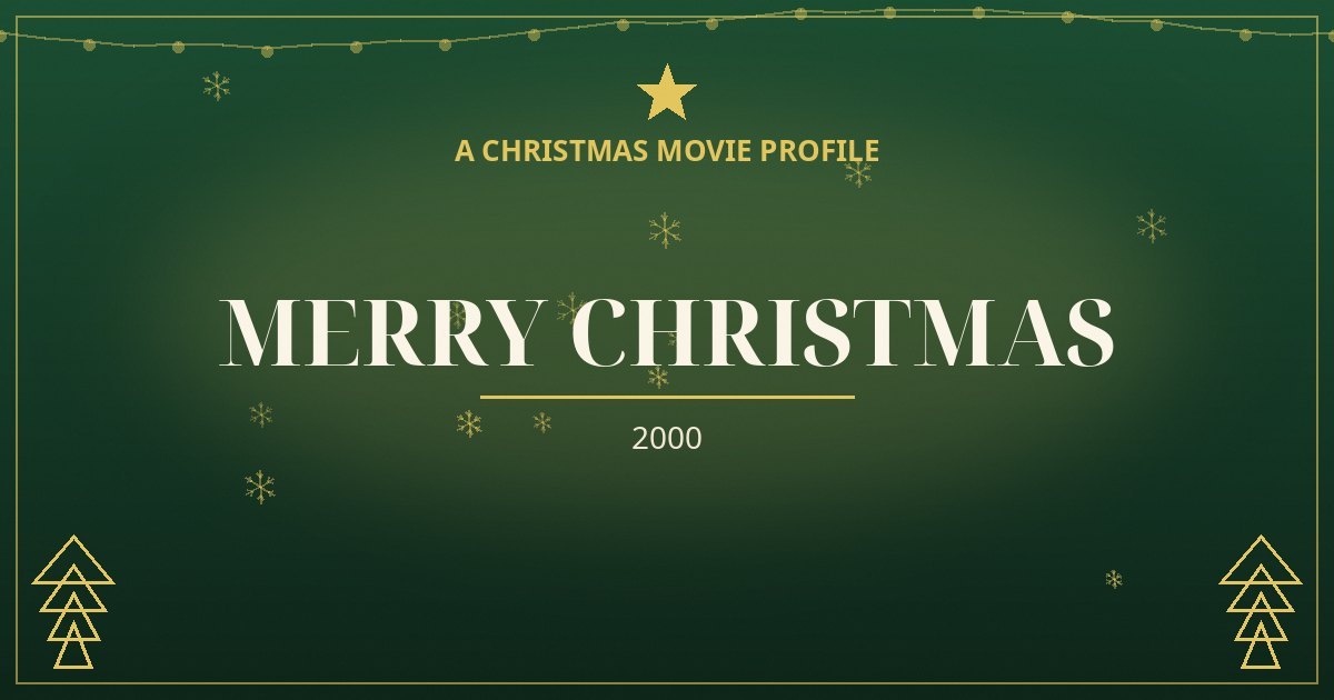 Merry Christmas — original designed title card art