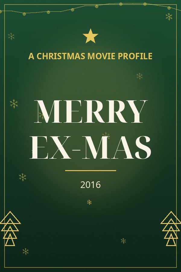 Merry Ex-Mas — designed title card art